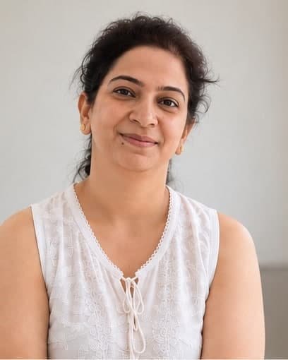 Geeta Grover, yoga coach at Tvarvi